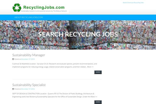 recyclingjobs.com site used AccessPress Lite