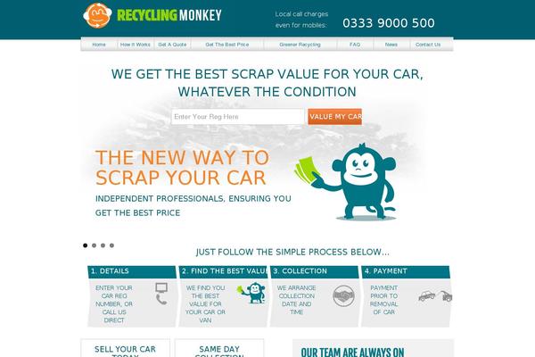 recyclingmonkey.co.uk site used Metal-monkey