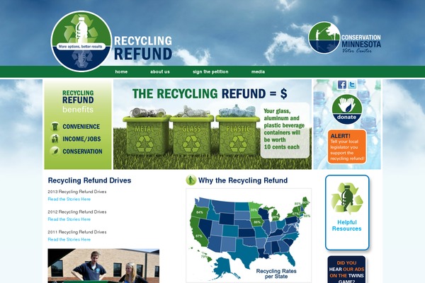 recyclingrefund.org site used Recyclerefund