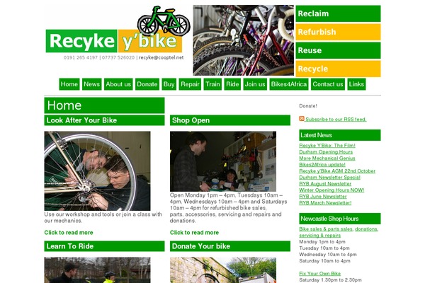 recyke-y-bike.org site used Rcyb