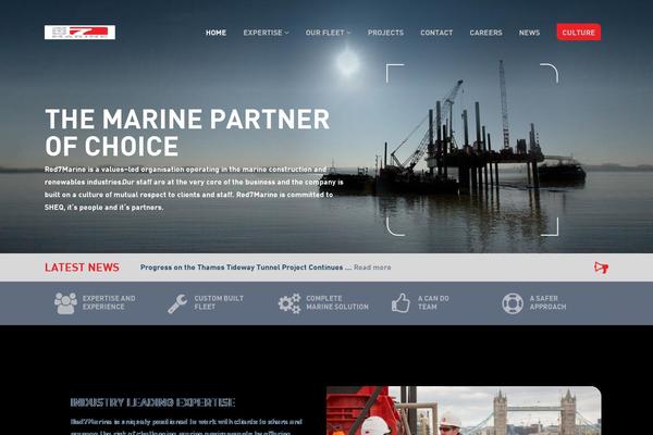 red7marine.co.uk site used Paspective
