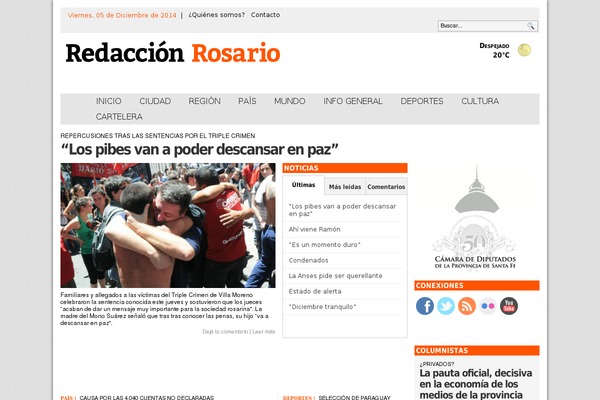 redaccionrosario.com.ar site used Rr-wpnewspaper