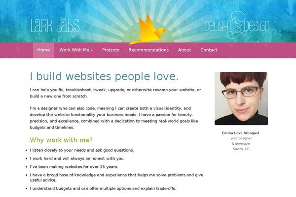 larklabs theme websites examples