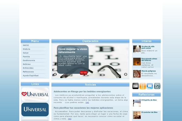 WordPress website example screenshot