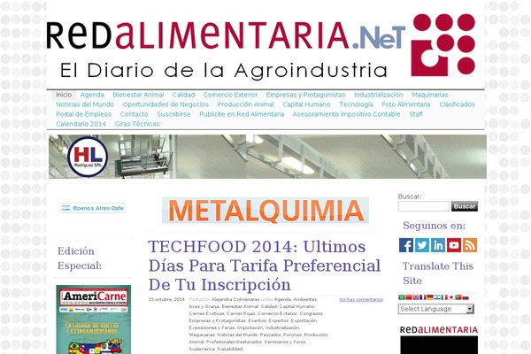 redalimentaria.net site used Clear Line
