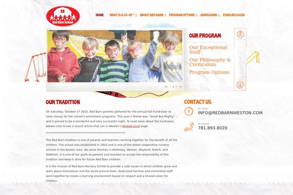 Kids theme site design template sample