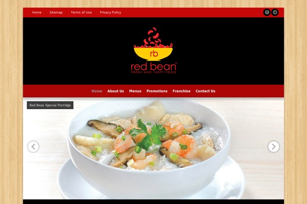 redbeanresto.com site used Redbean