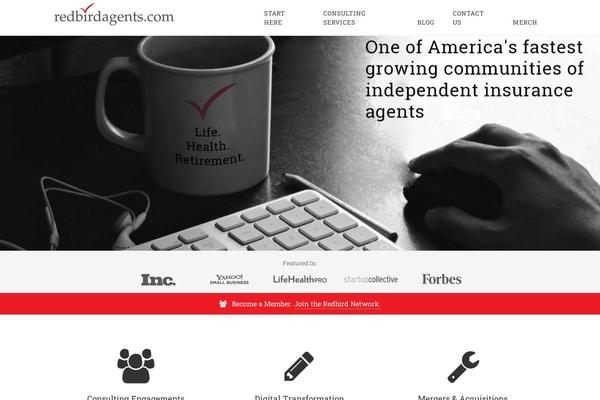redbirdagents.com site used Minimum Pro