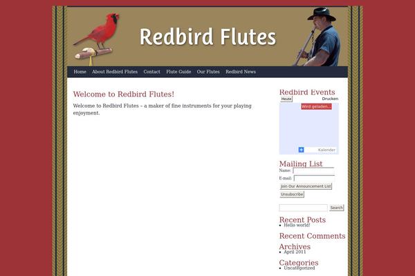 redbirdflutes.com site used Redbird