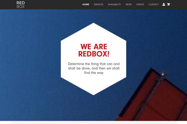 Redbox theme site design template sample