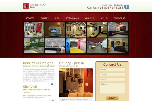 redbricksdesigns.com site used Redbricks