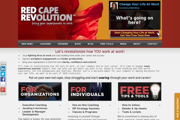 redcaperevolution.com site used Red-cape
