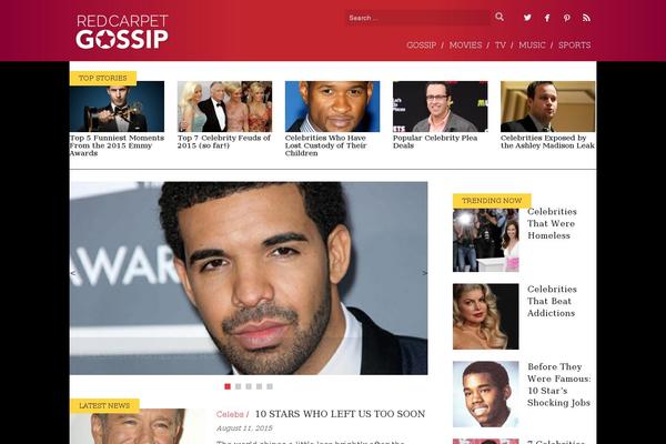 redcarpetgossip.com site used Redcarpet-desktop