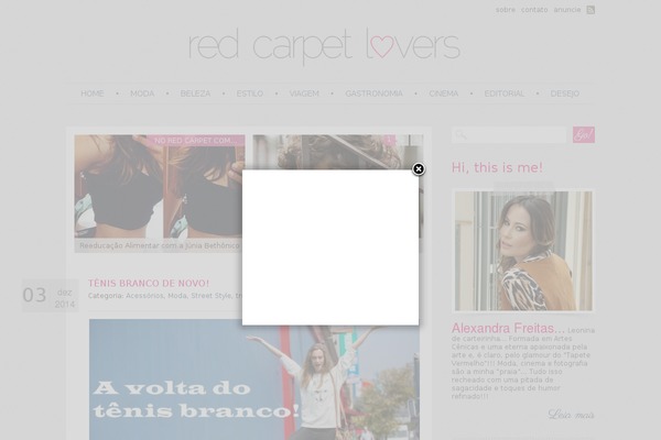 Blog theme site design template sample