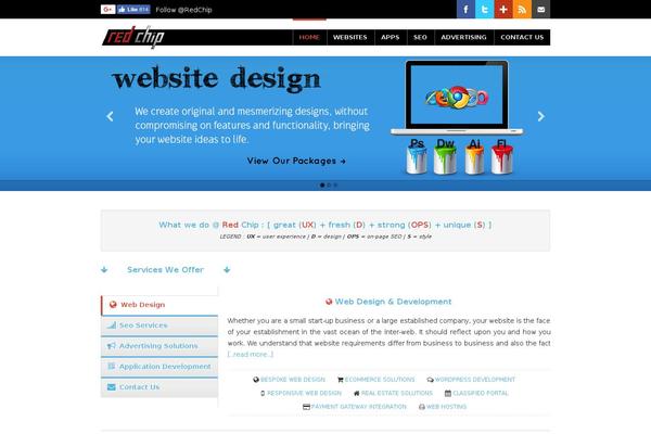 redchip theme websites examples