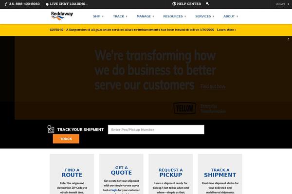 reddawayregional.com site used Yrc-freight