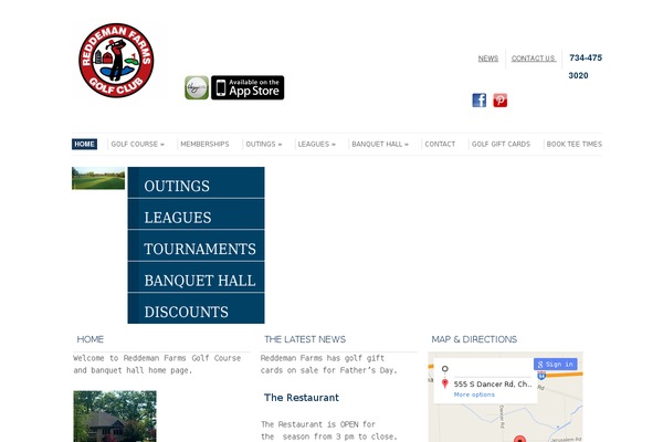WordPress website example screenshot