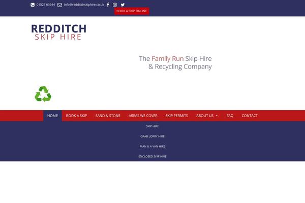 redditchskiphire.co.uk site used Redditch
