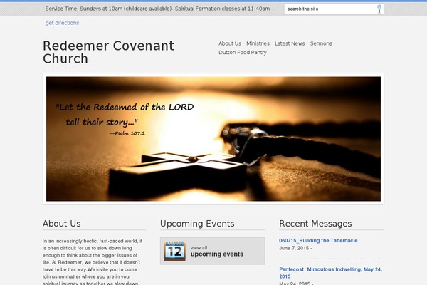 redeemercovenant.org site used Stylish-church-theme