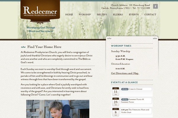redeemeropc.org site used The4thdesign