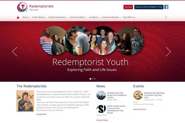 redemptorists.ie site used Actonframework