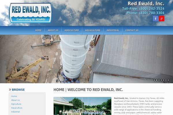 Vantage theme site design template sample