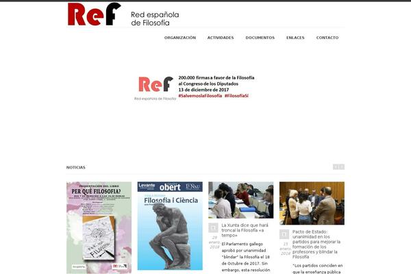 redfilosofia.es site used Live-portfolio