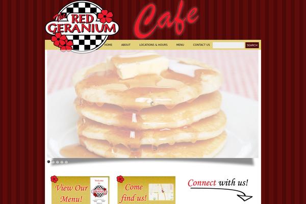redgeraniumcafe.com site used Cuisine-child