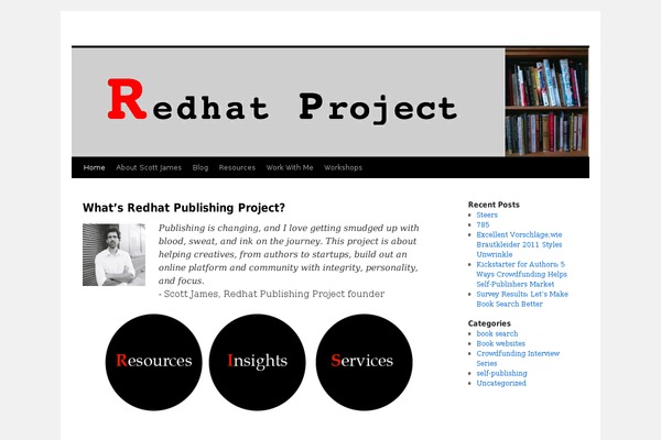 redhatproject.com site used Twenty Ten