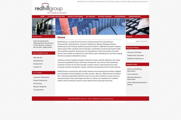 redhillgroup.com site used Hybrid