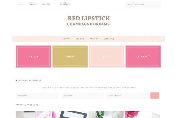 Darling theme site design template sample