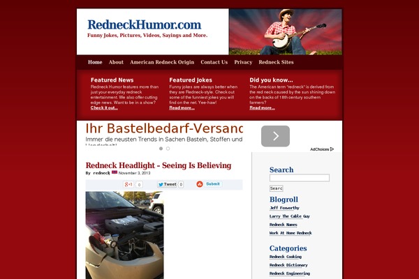 WordPress website example screenshot