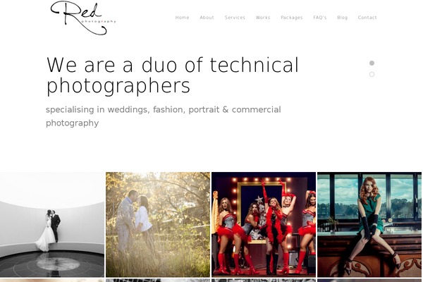 redphotography.com.au site used GridStack