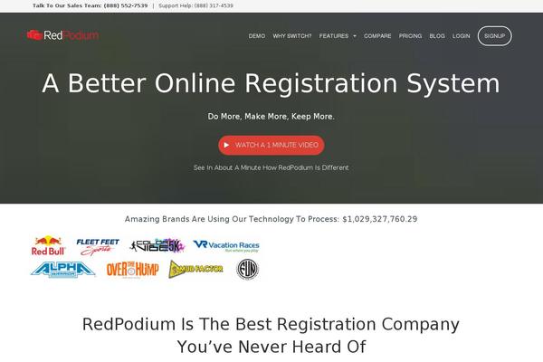 redpodium.com site used Webconnex-child
