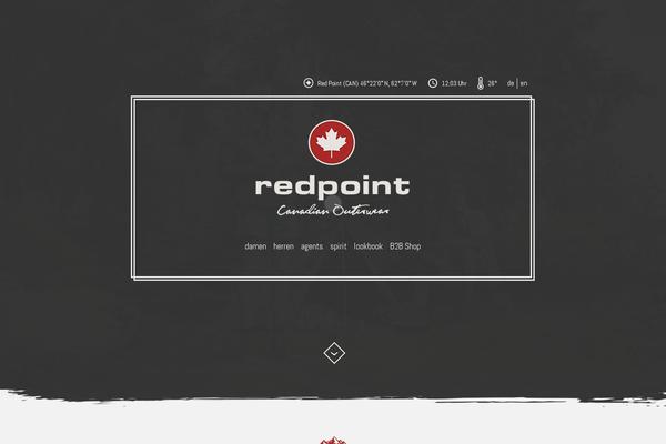 Redpoint theme site design template sample