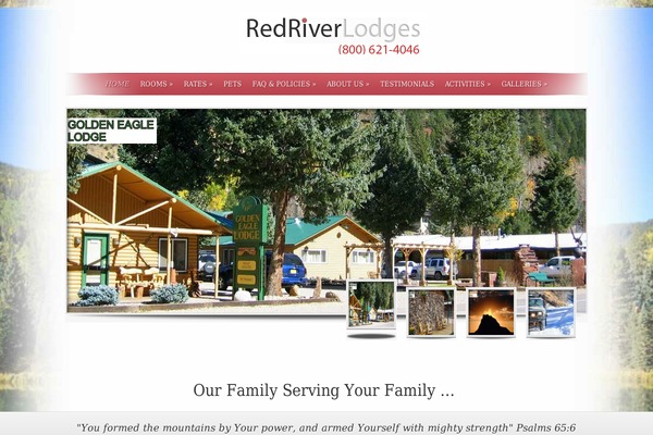 redriverlodges.com site used Simplepress4.8