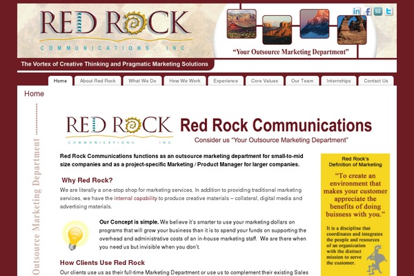 WordPress website example screenshot