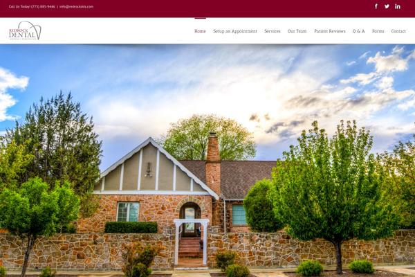 Avada theme site design template sample
