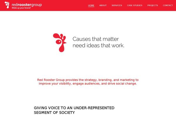 Jupiter theme site design template sample