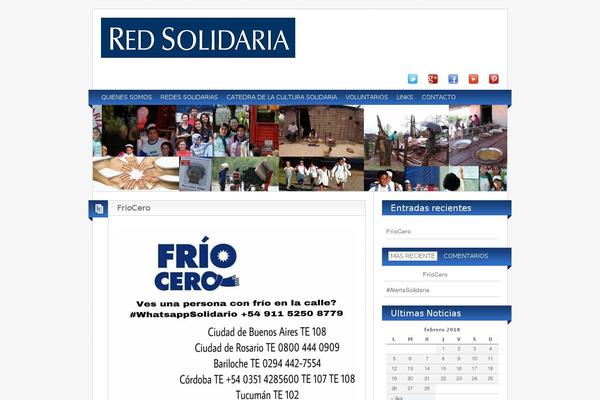 redsolidaria.org.ar site used Blogolife-pro