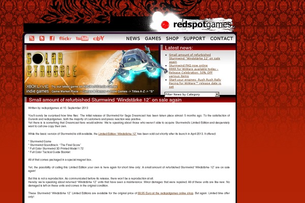 redspotgames.com site used Rsg