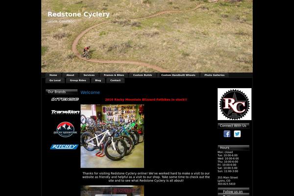 redstonecyclery.com site used Carmania