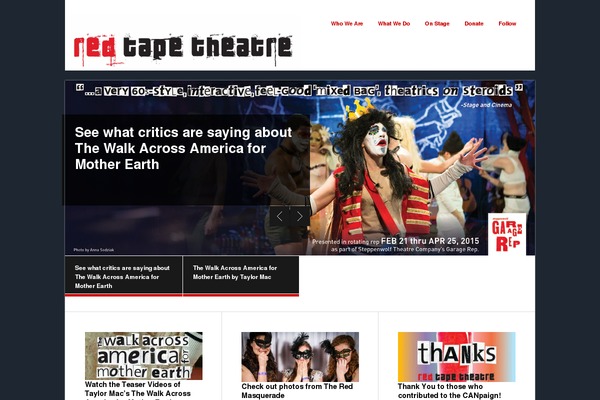 redtapetheatre.org site used Inkdrop