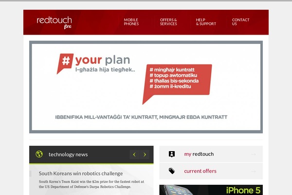 redtouch.com.mt site used Redtouch