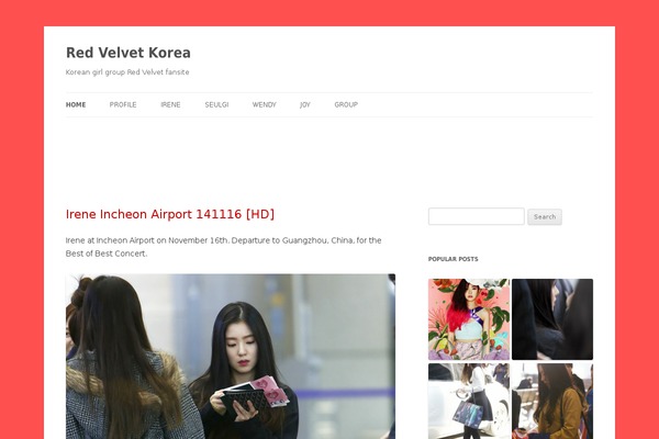 Twenty Twelve theme site design template sample