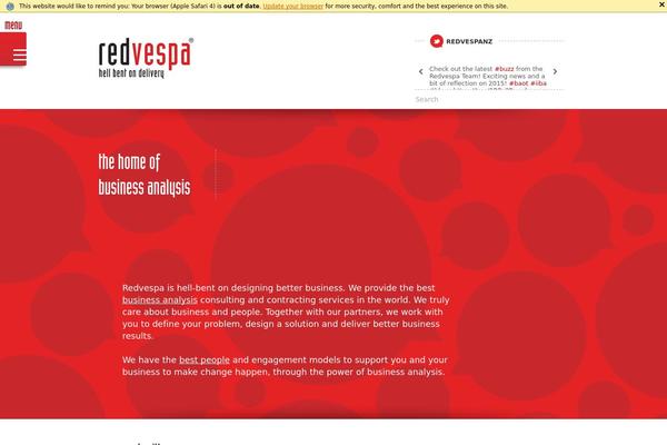 redvespa.co.nz site used Redvespa