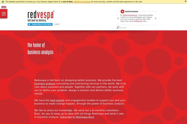 redvespa.com site used Redvespa