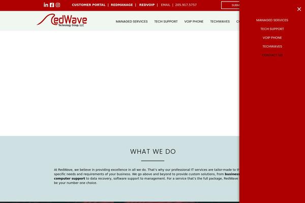 WordPress website example screenshot