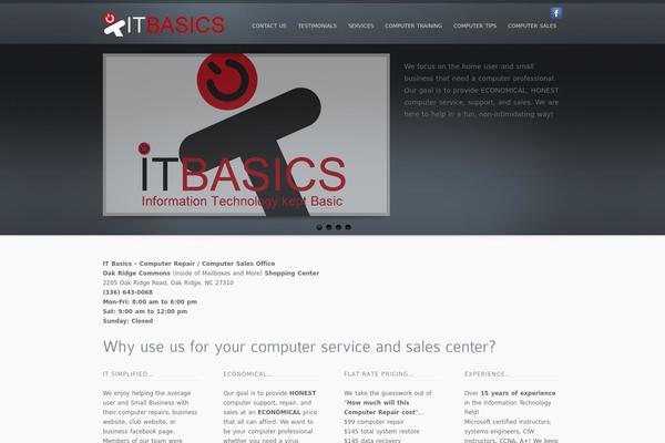 inFocus theme site design template sample