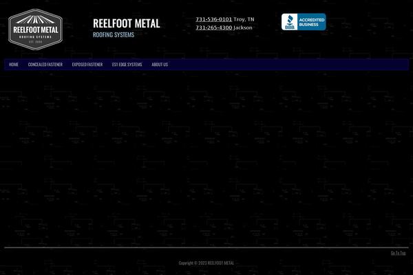 reelfootmetal.com site used Headway-388